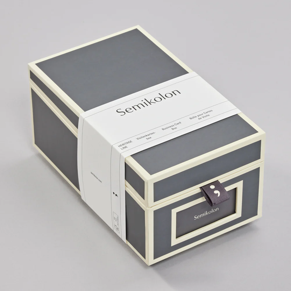 Business Card Box with A-Z Index Cards - Image 11