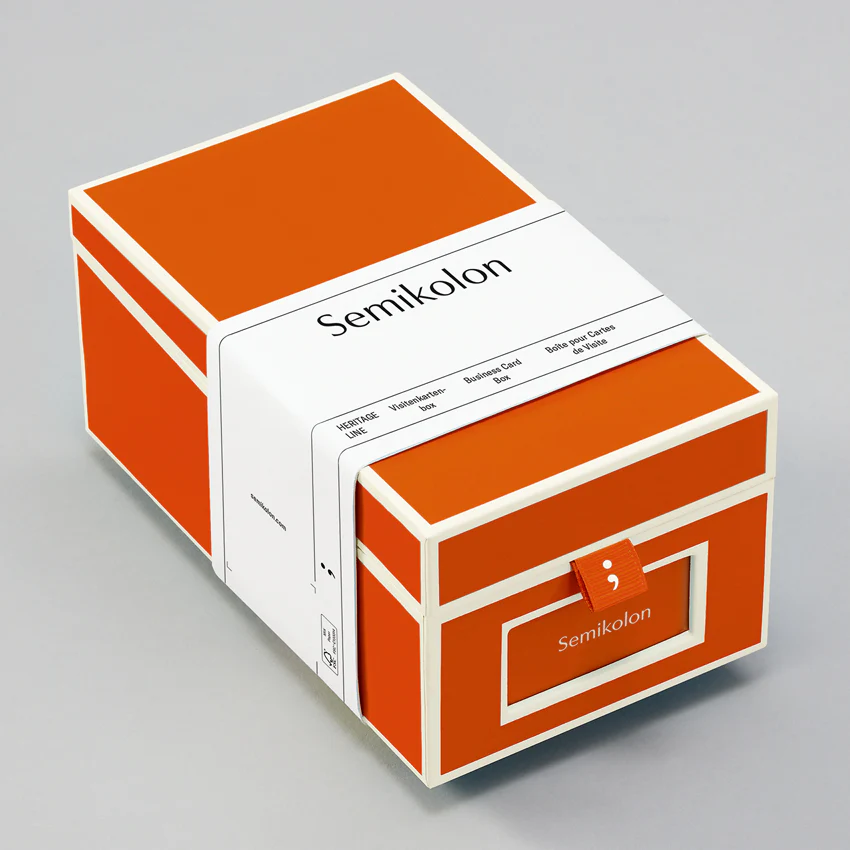 Business Card Box with A-Z Index Cards - Image 4