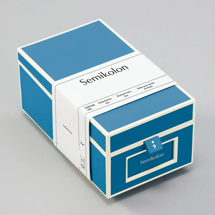 Business Card Box with A-Z Index Cards - Image 5