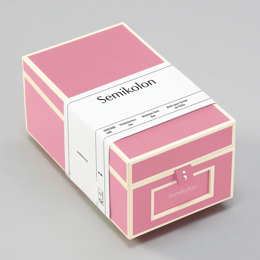 Business Card Box with A-Z Index Cards - Image 6