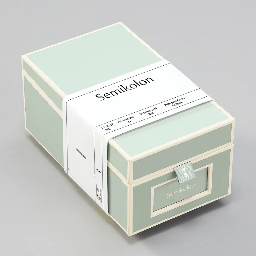 Business Card Box with A-Z Index Cards - Image 7