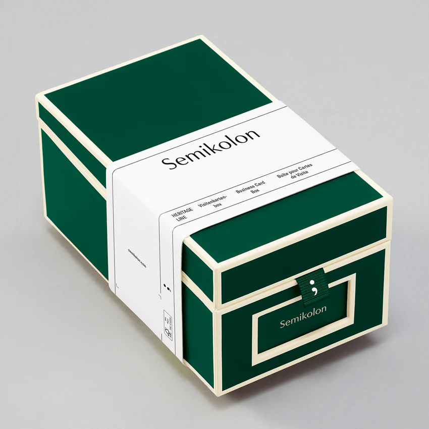 Business Card Box with A-Z Index Cards - Image 8