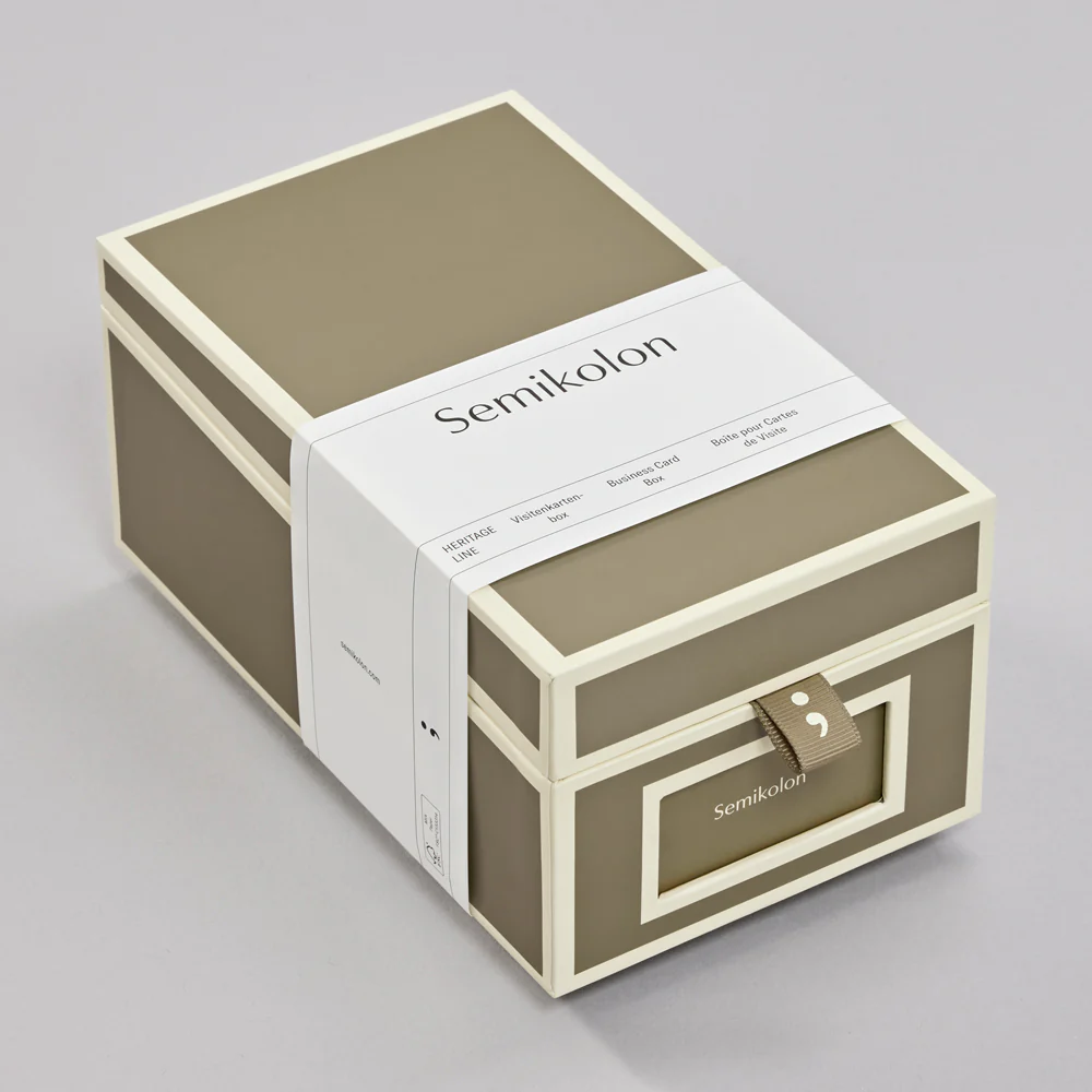 Business Card Box with A-Z Index Cards - Image 9